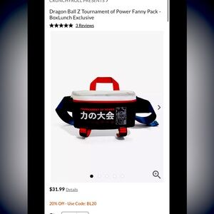 Dragon ball z Fanny purse